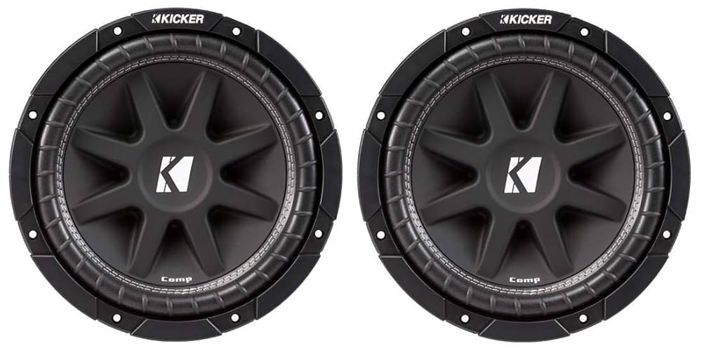 Amazon.co.jp: 2) Kicker C104 10インチ 300W Comp 4-Ohm カー